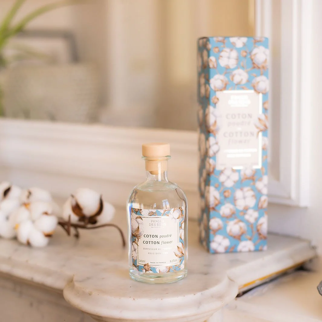 Diffuseur de parfum d’ambiance Coton Poudré – Parfum maison longue durée 240ml - Image 2