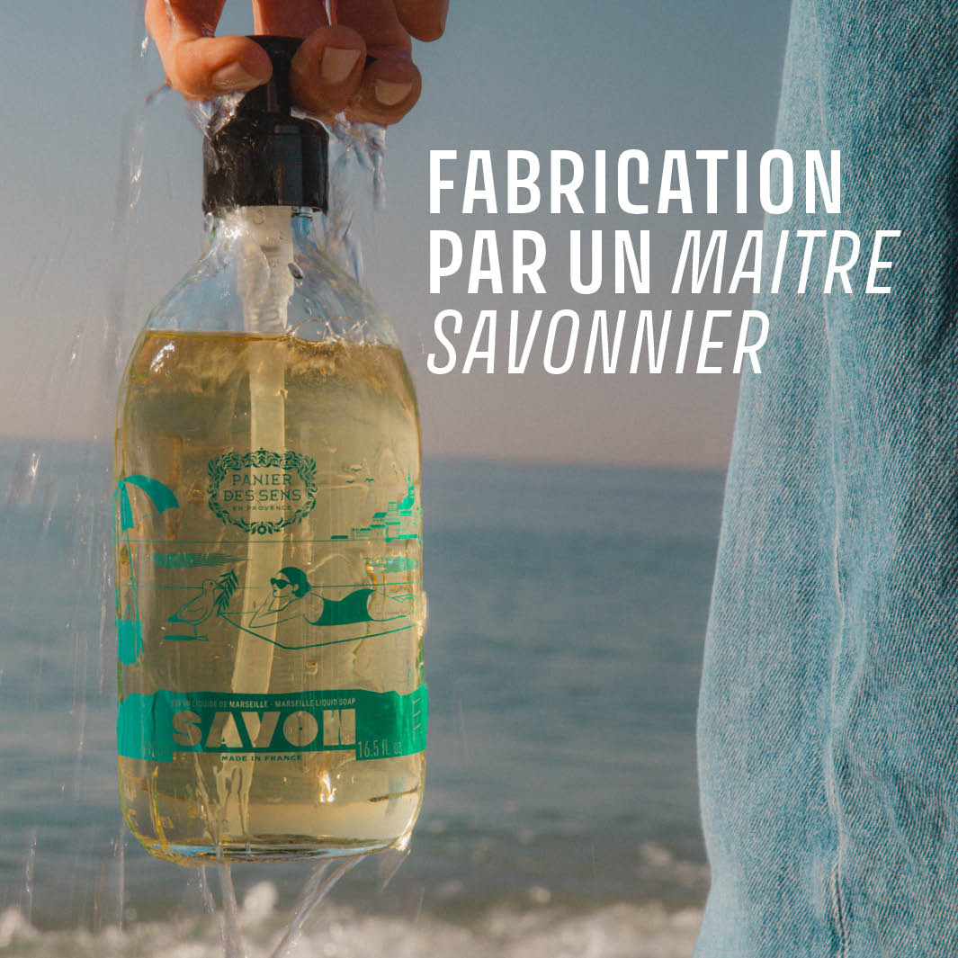 Savon liquide de Marseille Olive 490ml - Image 6