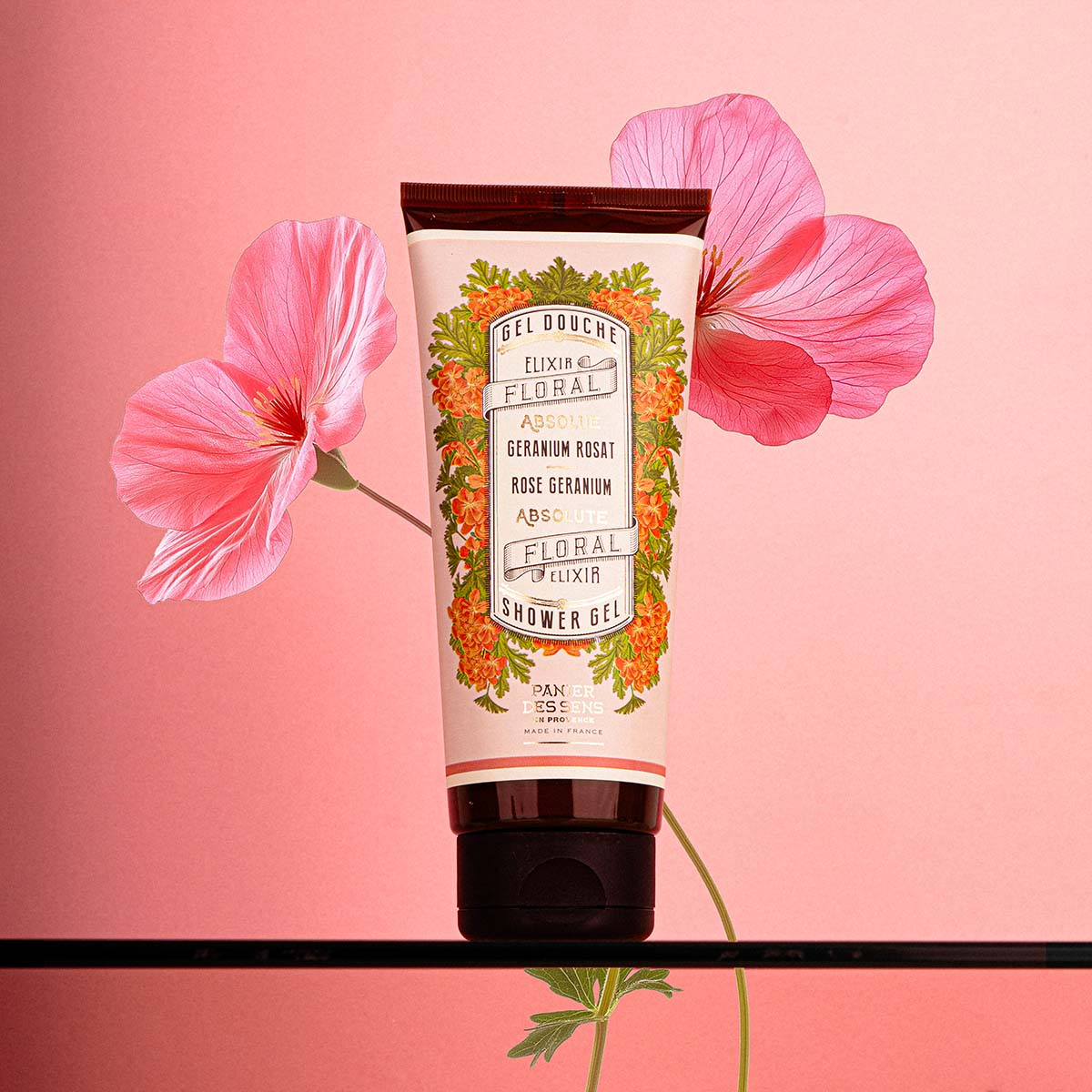 Gel douche - Géranium Rosat 200ml - Image 2