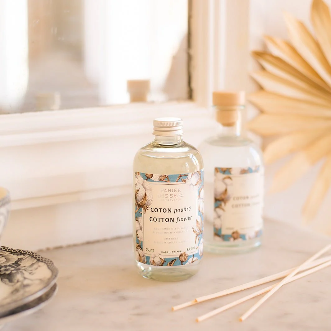Recharge diffuseur et parfum d'ambiance - Coton Poudré 250ml - Image 2