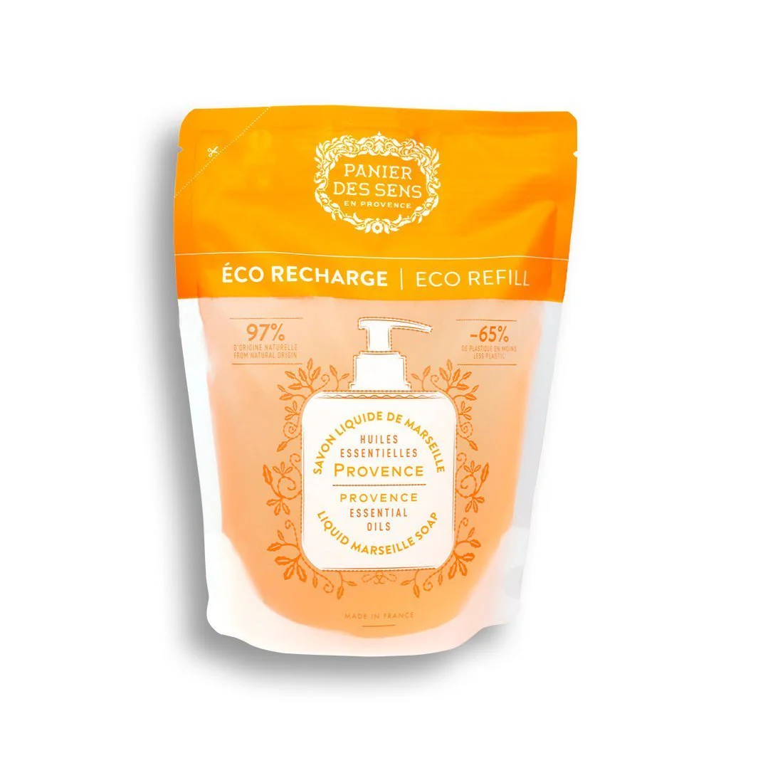 Savon liquide de Marseille Olive Édition limitée 25 ans + 2 recharges - Fleur d'Oranger, Provence - Image 4